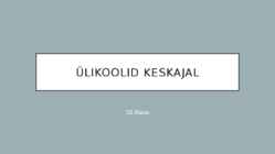 Ülikoolid ja ülikoolide teke