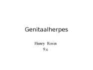 Genitaalherpes