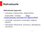 Rahvajutt ja rahvaluule lühivormid #2