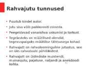 Rahvajutt ja rahvaluule lühivormid #3