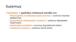 Populatsiooniökoloogia 2017 #12