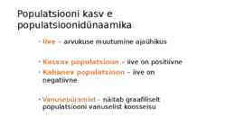 Populatsiooniökoloogia 2017 #21