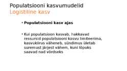 Populatsiooniökoloogia 2017 #28