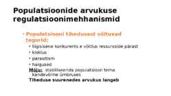 Populatsiooniökoloogia 2017 #30