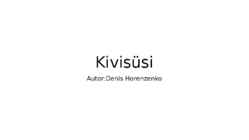 Kivisüsi ja selle teke