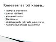 Uue maailmapildi kujunemine-renessanss ja humanism #6