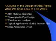 ABS Piping Australian Presentation #2