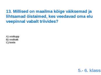 Viktoriin #27