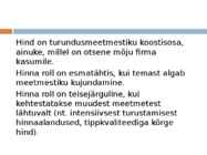 HINNA TÄHENDUS- #4