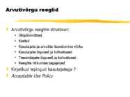Riist- ja tarkvara dokumenteerimine #17