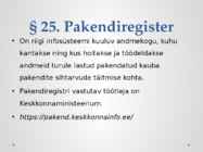 Pakendiseadus #11