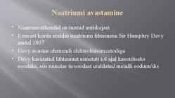 Naatriumi kokkuvõte ning omadused #3