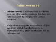 Majandusressursid #9