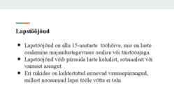Lapstööjõu kasutamine ja nüüdisaegne orjakasvatus #2
