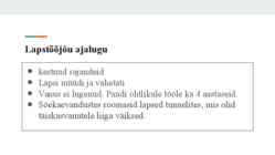 Lapstööjõu kasutamine ja nüüdisaegne orjakasvatus #3