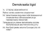 Demokraatlik valitsemine #3