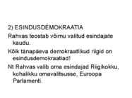 Demokraatlik valitsemine #4