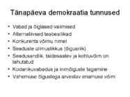 Demokraatlik valitsemine #6