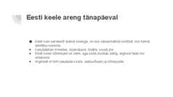 Eesti keel teiste keelte seas #12