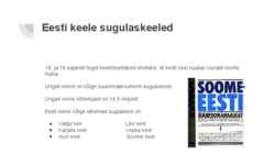 Eesti keel teiste keelte seas #4