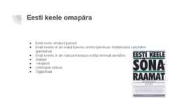 Eesti keel teiste keelte seas #5