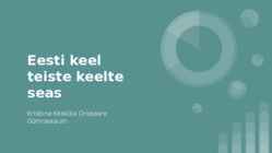 Eesti keel teiste keelte seas