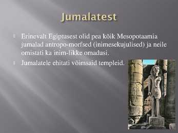 Egiptuse ja Mesopotaamia religioonid #2