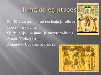 Egiptuse ja Mesopotaamia religioonid #3