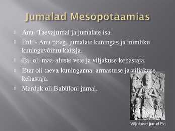 Egiptuse ja Mesopotaamia religioonid #4