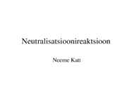 Neutralisatsioon