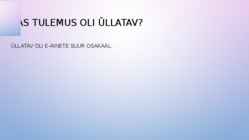 Toitumisharjumused #3