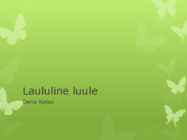 Laululine luule