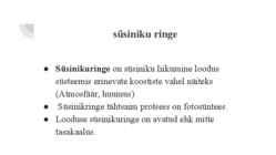 Süsinikuringe looduses #2