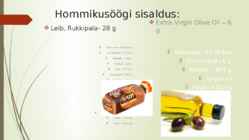 Hommikusöögi analüüs #5