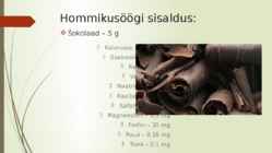 Hommikusöögi analüüs #6