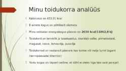 Hommikusöögi analüüs #7