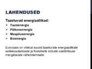 Maakera energiaprobleemid #8