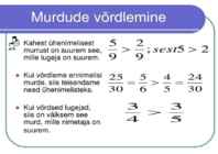 Valemid ja õ petusesõnad 6 klassile #11