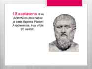 Filosoofia Aristoteles #3
