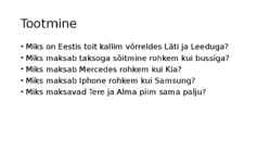Majanduse alused-Tootmine ja Turundus #6