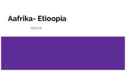 Aafrika-Etioopia ajalugu
