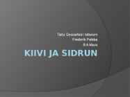 Kiivi ja sidrun