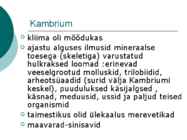 Maa geoloogiline areng ja evolutsioon #12