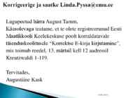 Korrektse e-kirja kirjutamine #19