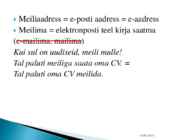 Korrektse e-kirja kirjutamine #4