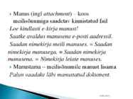 Korrektse e-kirja kirjutamine #6