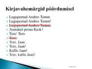 Korrektse e-kirja kirjutamine #9