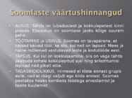 Soomlaste väärtushinnangud #3