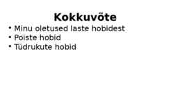 Merivälja Kooli 6-klasside õpilaste hobid #11