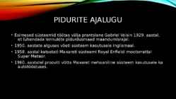Pidurite areng #2